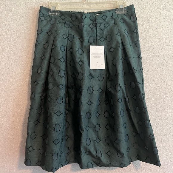 🥞 NWT Rosemunde Skirt in Dusty Pine Size 38 - Picture 1 of 10